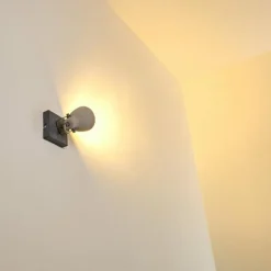 hofstein Applique murale Lomma Gris, 1 lumière* Appliques