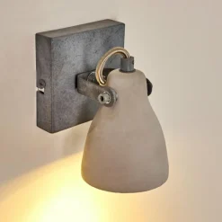 hofstein Applique murale Lomma Gris, 1 lumière* Appliques