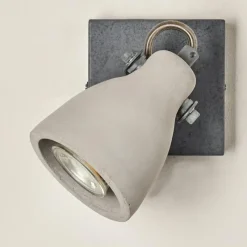 hofstein Applique murale Lomma Gris, 1 lumière* Appliques