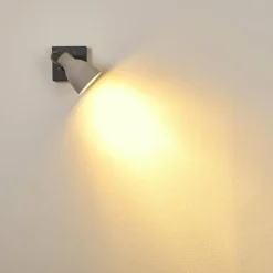 hofstein Applique murale Lomma Gris, 1 lumière* Appliques