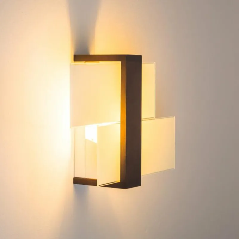 hofstein Applique murale Lovikka Bois foncé, 1 lumière