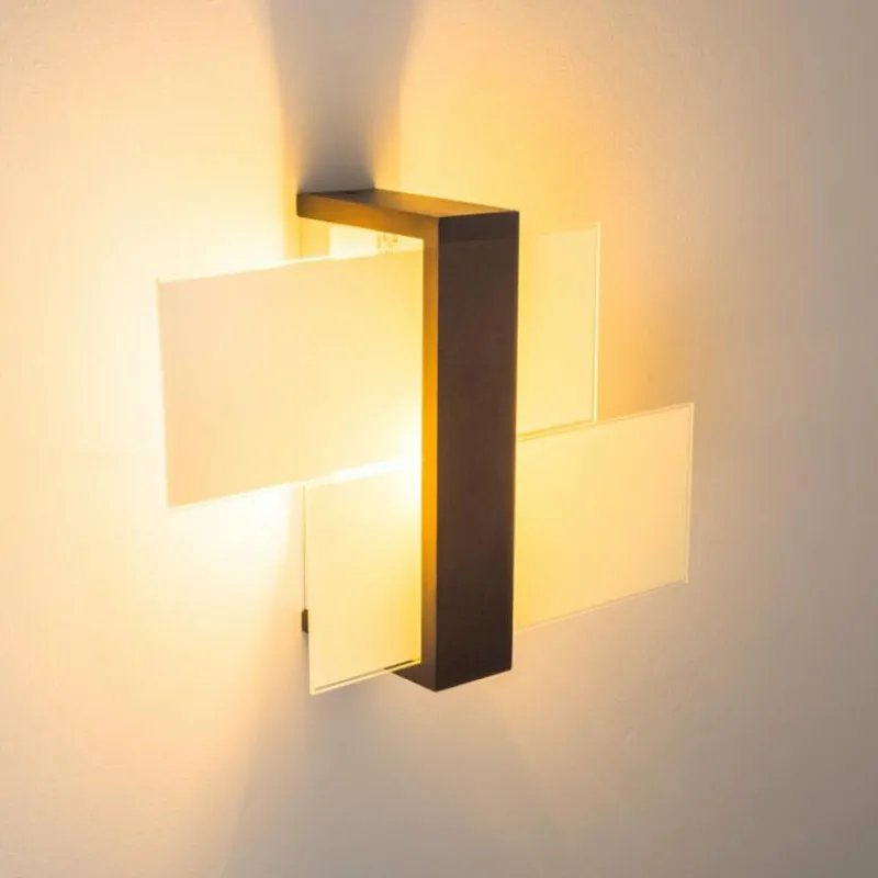 hofstein Applique murale Lovikka Bois foncé, 1 lumière