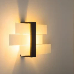 Lampes En Bois-hofstein Applique murale Lovikka Bois foncé, 1 lumière