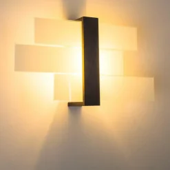 Lampes En Bois-hofstein Applique murale Lovikka Bois foncé, 1 lumière