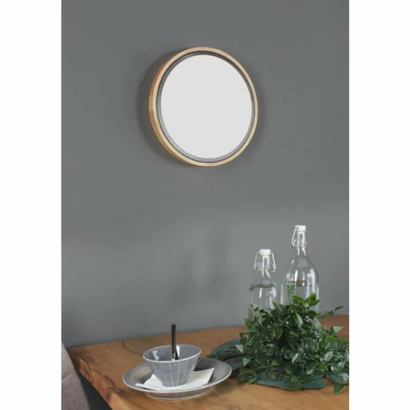 Lampes En Bois-Luce Design Applique murale SOLSTAR LED Écru, Noir, 1 lumière