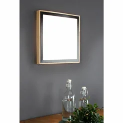 Lampes En Bois-Luce Design Applique murale SOLSTAR LED Écru, Noir, 1 lumière