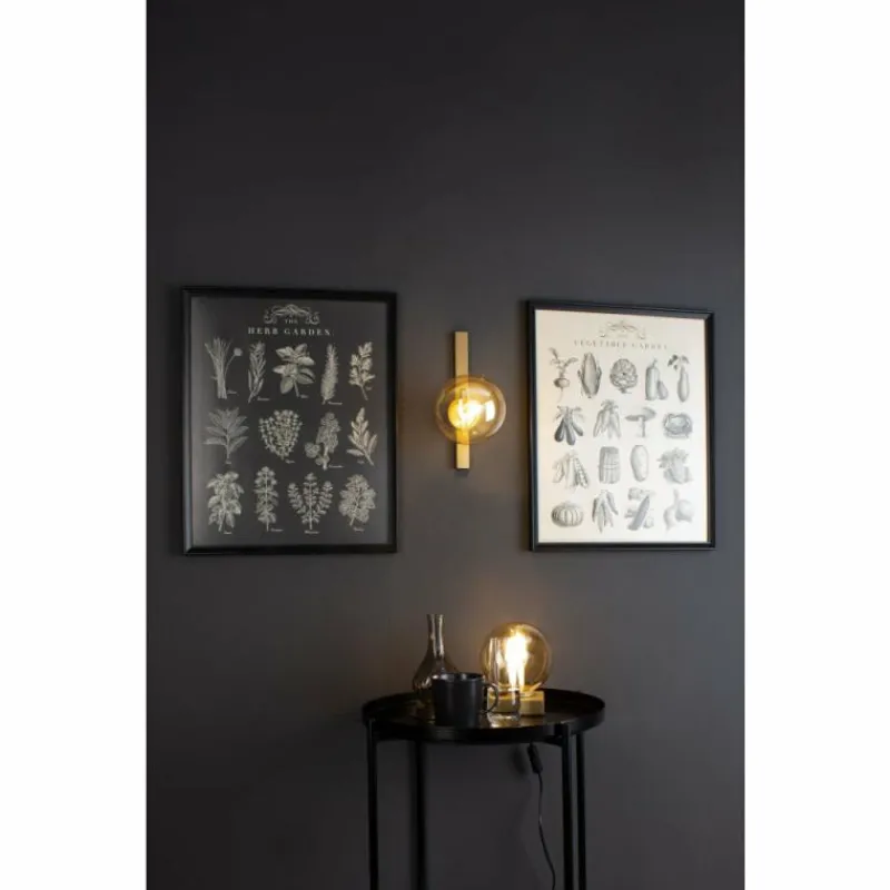 Luce Design Applique murale PLUTO Or, 1 lumière