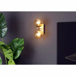 Luce Design Applique murale NEPTUN Laiton, 2 lumières