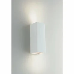 Luce Design Applique murale Foster peut être peint avec de la peinture ordinaire, Blanc, 2 lumières* Appliques