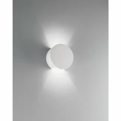 Luce Design Applique murale Leiron peut être peint avec de la peinture ordinaire, Blanc, 1 lumière* Appliques