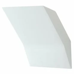 Luce Design Applique murale Montblanc peut être peint avec de la peinture ordinaire, Blanc, 1 lumière* Appliques