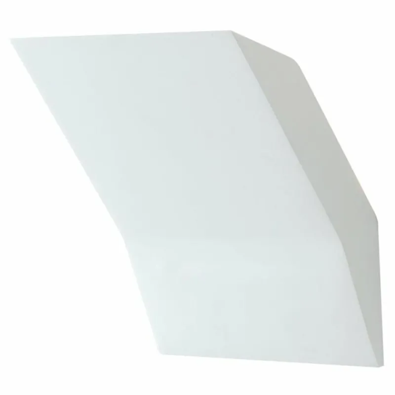 Luce Design Applique murale Montblanc peut être peint avec de la peinture ordinaire, Blanc, 1 lumière* Appliques