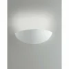 Luce Design Applique murale Moritz peut être peint avec de la peinture ordinaire, Blanc, 1 lumière* Appliques
