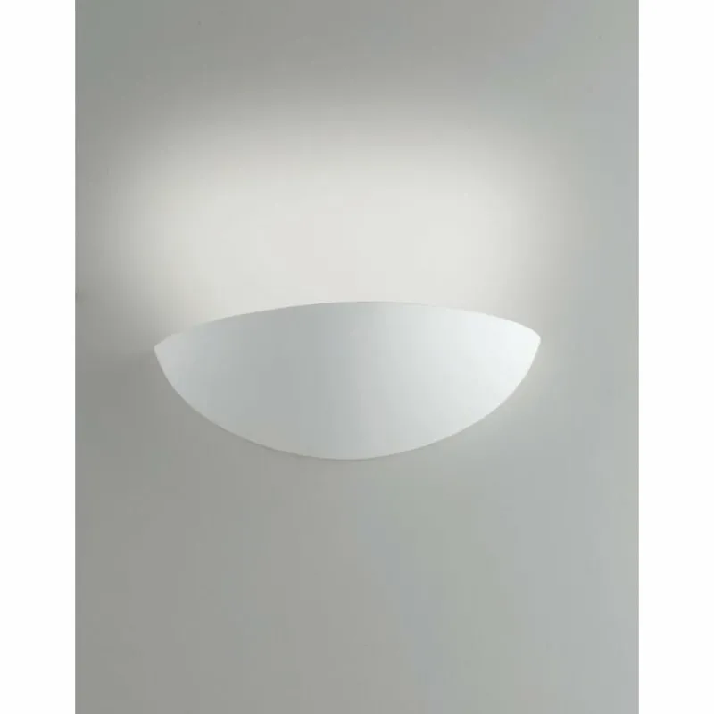 Luce Design Applique murale Moritz peut être peint avec de la peinture ordinaire, Blanc, 1 lumière* Appliques