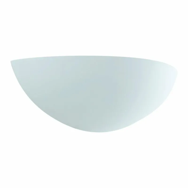 Luce Design Applique murale Moritz peut être peint avec de la peinture ordinaire, Blanc, 1 lumière* Appliques