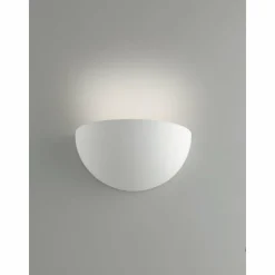 Luce Design Applique murale Moritz peut être peint avec de la peinture ordinaire, Blanc, 1 lumière* Appliques