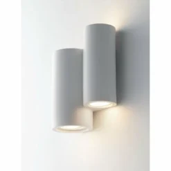 Luce Design Applique murale Luce-Design Banjie peut être peint avec de la peinture ordinaire, Blanc, 4 lumières* Appliques