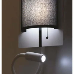 Lampes En Tissu-Luce Design Applique murale Luce-Design Pop LED Blanc, 2 lumières