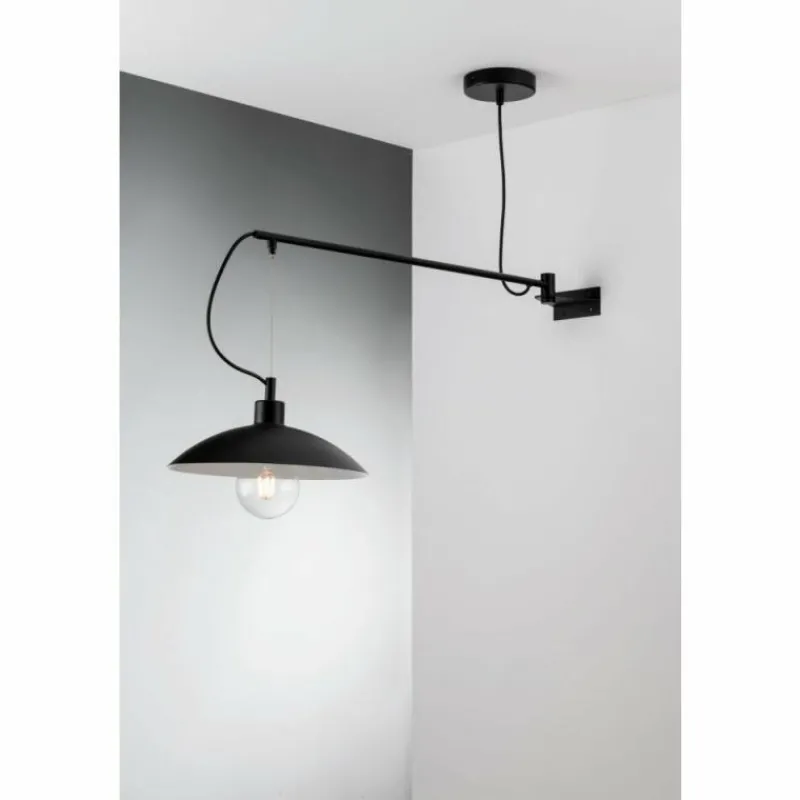 Luce Design Applique murale Luce-Design ELDORADO Noir, 1 lumière* Appliques
