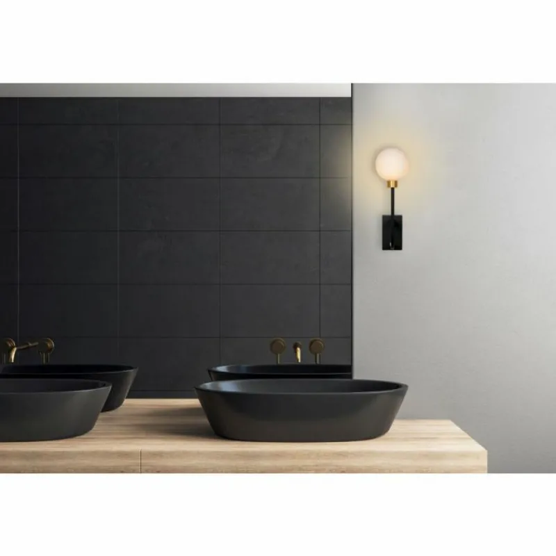 Luminaires Lucide Applique murale Lucide BEREND Noir, 1 lumière