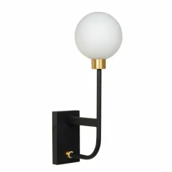 Luminaires Lucide Applique murale Lucide BEREND Noir, 1 lumière