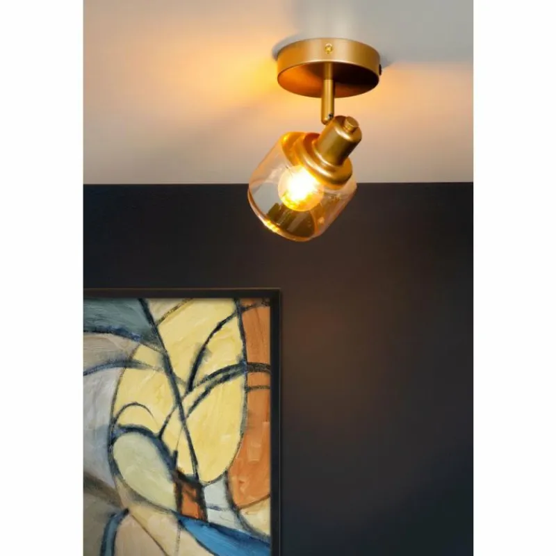 Luminaires Lucide Applique murale Lucide BJORN Or, Laiton, 1 lumière