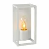 Luminaires Rustiques-Luminaires Lucide Applique murale Lucide CARLYN Blanc, 1 lumière