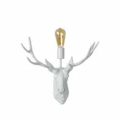 Luminaires Lucide Applique murale Lucide CARIBOU Blanc, 1 lumière* Appliques