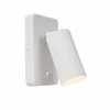 Luminaires Lucide Applique murale Lucide CLUBS Blanc, 1 lumière* Spots Et Projecteurs