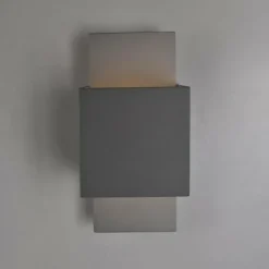 Luminaires Lucide Applique murale Lucide CUBO Acier inoxydable, 1 lumière* Appliques