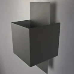 Luminaires Lucide Applique murale Lucide CUBO Acier inoxydable, 1 lumière* Appliques