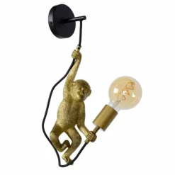 Lampes Dorées-Luminaires Lucide Applique murale Lucide EXTRAVAGANZA CHIMP Noir, 1 lumière