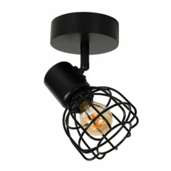 Luminaires Lucide Applique murale Lucide FILOX Noir, 1 lumière* Spots Et Projecteurs