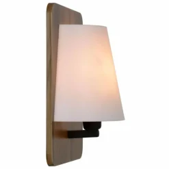 Luminaires Rustiques-Luminaires Lucide Applique murale Lucide IDAHO Bois foncé, 1 lumière