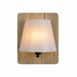 Luminaires Rustiques-Luminaires Lucide Applique murale Lucide IDAHO Bois foncé, 1 lumière