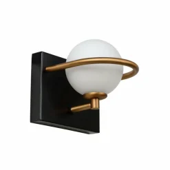 Luminaires Lucide Applique murale Lucide ISOBEL Laiton, Noir, 1 lumière