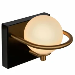 Luminaires Lucide Applique murale Lucide ISOBEL Laiton, Noir, 1 lumière