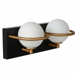 Luminaires Lucide Applique murale Lucide ISOBEL Noir, 2 lumières