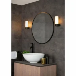 Luminaires Lucide Applique murale Lucide JESSE Noir, 1 lumière