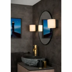 Luminaires Lucide Applique murale Lucide JELTE Noir, 1 lumière