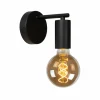 Lampes Vintages & Rétros-Luminaires Lucide Applique murale Lucide LEANNE Noir, 1 lumière