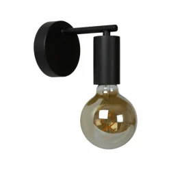 Lampes Vintages & Rétros-Luminaires Lucide Applique murale Lucide LEANNE Noir, 1 lumière