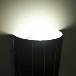 Luminaires Lucide Applique murale Lucide Lino Noir, 1 lumière