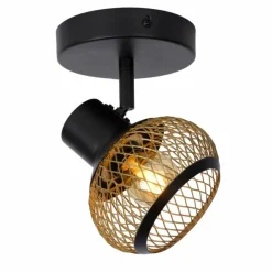 Lampes Dorées-Luminaires Lucide Applique murale Lucide LUCAS Noir, 1 lumière