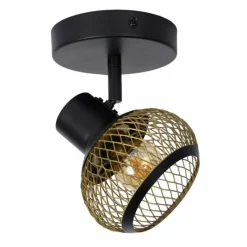 Lampes Dorées-Luminaires Lucide Applique murale Lucide LUCAS Noir, 1 lumière