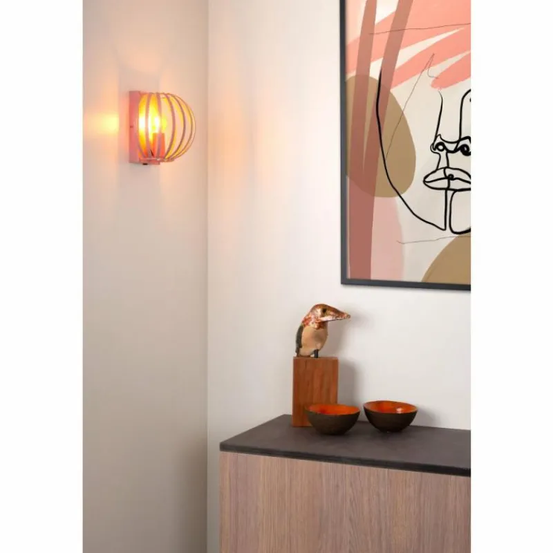 Luminaires Lucide Applique murale Lucide MERLINA Rose, 1 lumière* Appliques