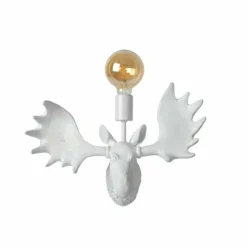 Luminaires Lucide Applique murale Lucide MOOSE Blanc, 1 lumière* Appliques