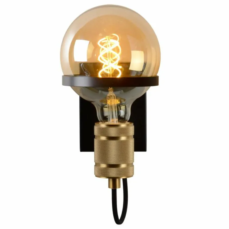 Luminaires Scandinaves-Luminaires Lucide Applique murale Lucide OTTELIEN Noir, 1 lumière