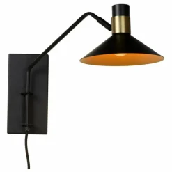 Luminaires Lucide Applique murale Lucide PEPIJN Noir, 1 lumière* Appliques