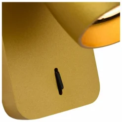 Lampes Dorées-Luminaires Lucide Applique murale Lucide PRESTON LED Or, Laiton, 1 lumière